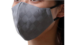 Load image into Gallery viewer, IROHIKARI Silk Face Mask - Dark Gray
