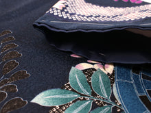 將圖片載入圖庫檢視器 Polyester Washable Two-Shaku-Sode Kimono and Hakama 2-piece set Genji car pattern: Japanese Traditional Clothes
