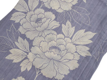 画像をギャラリービューアに読み込む, Women&#39;s Hemp Cotton Yukata : Japanese Traditional Clothes - Lilac Peony
