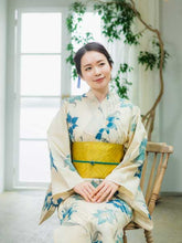 画像をギャラリービューアに読み込む, Women&#39;s Hanhaba-obi for Japanese Traditional Kimono - Unlined Shippo Mustard
