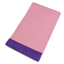 Load image into Gallery viewer, Women&#39;s Hanhaba-obi for Japanese Traditional Kimono - Unlined Reversible Ash Pink x Violet
