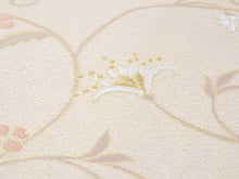 画像をギャラリービューアに読み込む, Women&#39;s Tailored Silk Nagoya Obi Belt - Ivory Gold Arabesque Pattern-
