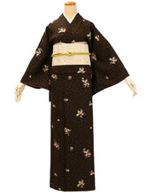 將圖片載入圖庫檢視器 Women&#39;s Tailored Silk Nagoya Obi Belt - Ivory Gold Arabesque Pattern-
