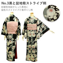 画像をギャラリービューアに読み込む, Tailored, Washable Awase Kimono, Women, single item, Classic modern
