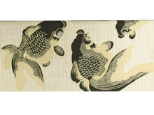 Load image into Gallery viewer, Hanhaba-Obi, Reversible, Women, Beige, Black Goldfish
