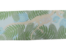 Load image into Gallery viewer, Hanhaba-Obi, Reversible, Women, Light Blue, Beige Dinosaurs and fossils
