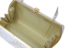 將圖片載入圖庫檢視器 Zori sandles and bag set, Women, White, Gold, Matsubishi pattern
