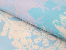 將圖片載入圖庫檢視器 Washable Awase Kimono, Nagoya Obi, Pure Silk Obiage, Pure Silk Obijime, 4 piece set, Women, Light blue, snowflake, free size
