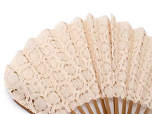 將圖片載入圖庫檢視器 Sensu, foldable fan, fan bag, 2-piece set in paulownia box,women, light pink, lace
