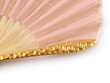 將圖片載入圖庫檢視器 Sensu, Foldable fan, Fan bag, 2-piece set in paulownia box, Women, Pink, Dot pattern
