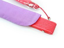 將圖片載入圖庫檢視器 Sensu, Foldable fan, Fan bag, 2-piece set,Women Bicolor,Purple, Pink, Plain
