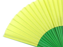 Load image into Gallery viewer, Sensu, Foldable fan, Fan bag, 2-piece set, Women Multicolor, Yellow, Navy,Green,Plain
