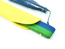 Load image into Gallery viewer, Sensu, Foldable fan, Fan bag, 2-piece set, Women Multicolor, Yellow, Navy,Green,Plain
