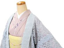 Load image into Gallery viewer, Lace Kimono cardigan, Blue
