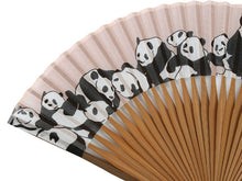 画像をギャラリービューアに読み込む, Sensu, Foldable fan, Fan bag, 2-piece set in gift box, Women, Beige, Panda
