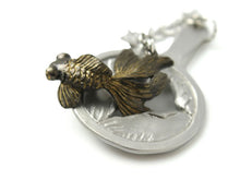Load image into Gallery viewer, Metal color Goldfish NETSUKE;Japanese Traditional Accessary
