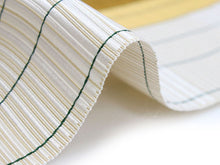 Load image into Gallery viewer, Women&#39;s Silk HAKATA-ORI Nagoya Obi Belt With Tailoring - Beige, Yellow and Brown Stripe-
