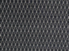 画像をギャラリービューアに読み込む, Men&#39;s Reversible Silk HAKATA-Ori KAKU Obi Belt - Black, Light Gray Diamond/A Straight Line Pattern-
