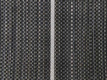 Load image into Gallery viewer, Men&#39;s Reversible Silk HAKATA-Ori KAKU Obi Belt - Black and Yellow, Light Gray Straight Line / Plain Pattern-
