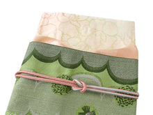 画像をギャラリービューアに読み込む, Women&#39;s Washable Hitoe Kimono Coodinate Set of 4 Items -Beige Kimono and Green Obi Belt-
