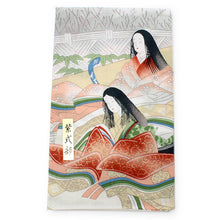 將圖片載入圖庫檢視器 Ukiyoe Tenugui Hand Towel Murasakishikibu Pattern
