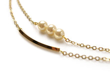 画像をギャラリービューアに読み込む, Women&#39;s haori string, two pearls  clip-on
