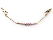 画像をギャラリービューアに読み込む, Women&#39;s haori string, pink pearl beads clip-on
