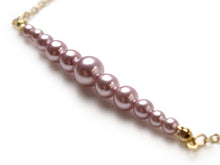 將圖片載入圖庫檢視器 Women&#39;s haori string, pink pearl beads clip-on
