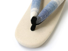 Load image into Gallery viewer, Women&#39;s Zori sandles, Off white, Urethane, Light blue, gray hanao
