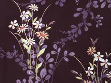 画像をギャラリービューアに読み込む, Women&#39;s Hitoe Unlined Kimono Red purple bush clover and flower
