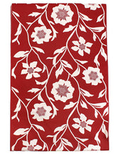 將圖片載入圖庫檢視器 Women&#39;s washable Lined Kimono Coordinate Set of 4 Items M size Beige arabesque pattern kimono &amp; Dark red arabesque pattern nagoya obi and Dark pink obiage &amp; obijime
