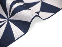 將圖片載入圖庫檢視器 Men&#39;s belt ( silver&amp;navy blue / ASANOHA ) Tie it when you wear a yukata or kimono
