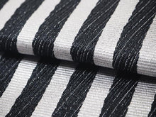 將圖片載入圖庫檢視器 Men&#39;s belt ( silver&amp;black / stripe ) Tie it when you wear a yukata or kimono
