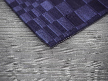 將圖片載入圖庫檢視器 Men&#39;s belt ( navy&amp;dark purple / checkerboard ) Tie it when you wear a yukata or kimono
