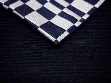画像をギャラリービューアに読み込む, Men&#39;s belt ( navy&amp;gray / checkerboard ) Tie it when you wear a yukata or kimono
