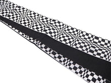 將圖片載入圖庫檢視器 Men&#39;s belt ( black&amp;gray / checkerboard ) Tie it when you wear a yukata or kimono
