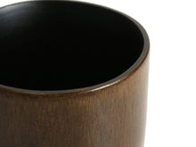 Load image into Gallery viewer, Japanese Bamboo Craft: Cup Small Dark Brown
