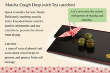 画像をギャラリービューアに読み込む, Matcha Cough Drop (with Tea catechin)
