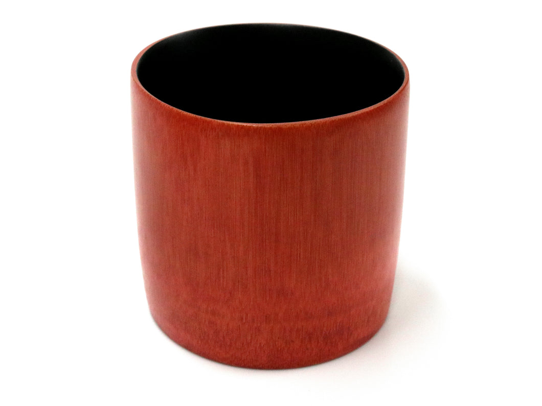Japanese Bamboo Craft: Cup Small Vermilion