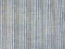 Load image into Gallery viewer, Kimono Fabric Hatasho Jofu : Japanese Traditional Clothes- Blue Gray Stripe Unlined Omi Chijimi
