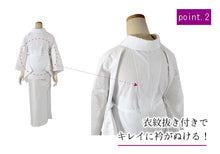 Load image into Gallery viewer, Tailored washable separate Nagajuban, Size M L with Haneri &amp; Emon-nuki
