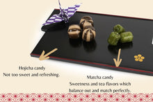 画像をギャラリービューアに読み込む, Matcha and Hojicha hard candy set
