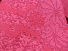 將圖片載入圖庫檢視器 Women&#39;s Yukata Coordinate Set of 5 Items For Beginners :Unbleached Color/Black and Red Chrysanthemum
