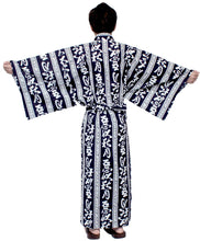 画像をギャラリービューアに読み込む, Men&#39;s Easy Yukata / Kimono Robe : Japanese Traditional Clothes - Robe Autumn Moon
