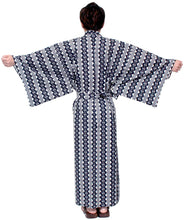 画像をギャラリービューアに読み込む, Men&#39;s Easy Yukata / Kimono Robe : Japanese Traditional Clothes - Robe Chain Pattern

