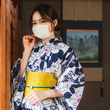 画像をギャラリービューアに読み込む, Japanese Linen x Silk Summer Pleats Face Mask - Off White
