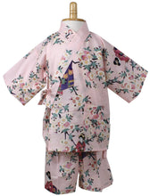 Load image into Gallery viewer, Girl&#39;s Jinbei : Japanese Traditional Clothes - Lovely &quot;Maiko&quot; Pink
