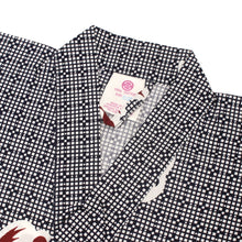 画像をギャラリービューアに読み込む, Boy&#39;s Kids Yukata Robe Japanese Kimono for summer - Caress Taboo Black
