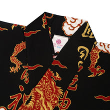 画像をギャラリービューアに読み込む, Boy&#39;s Kids Yukata Robe Japanese Kimono for summer - Dragon &amp; Cloud Black
