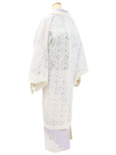 画像をギャラリービューアに読み込む, Women&#39;s Japanese kimono haori jacket/coat/cardigan/robe - Lace,White
